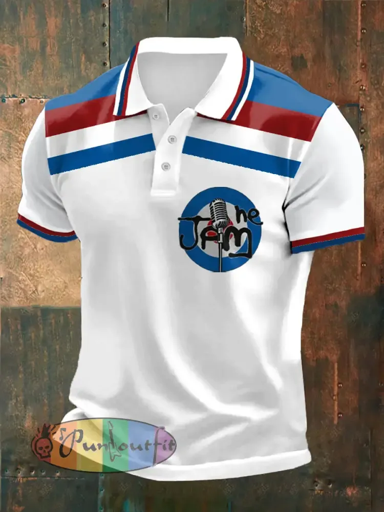 Men’s UK Mods Music Lover polo shirt