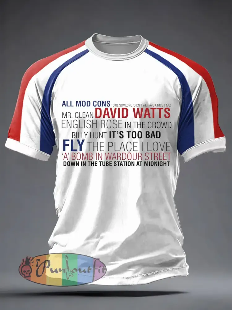 Men’s UK Mods Music Lover short sleeve t-shirt