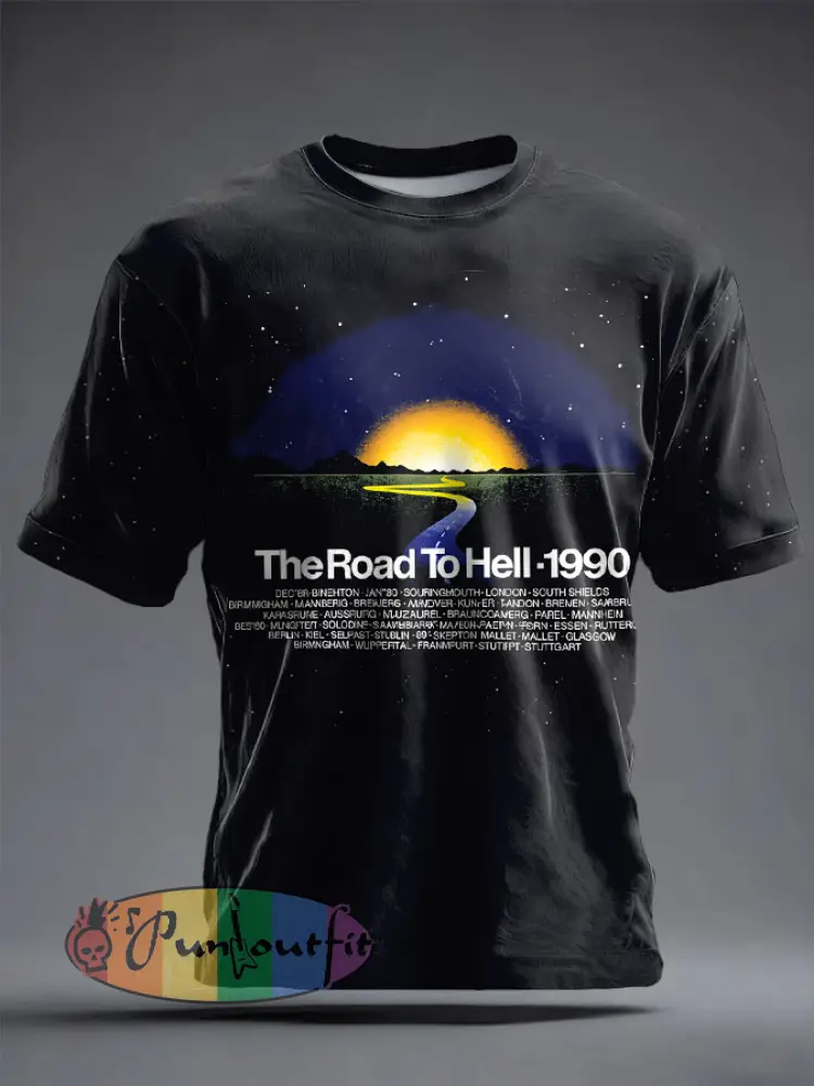 Unisex The Road Man Music Lover Printed T-shirt