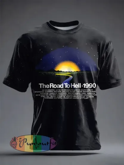 Unisex The Road Man Music Lover Printed T-shirt