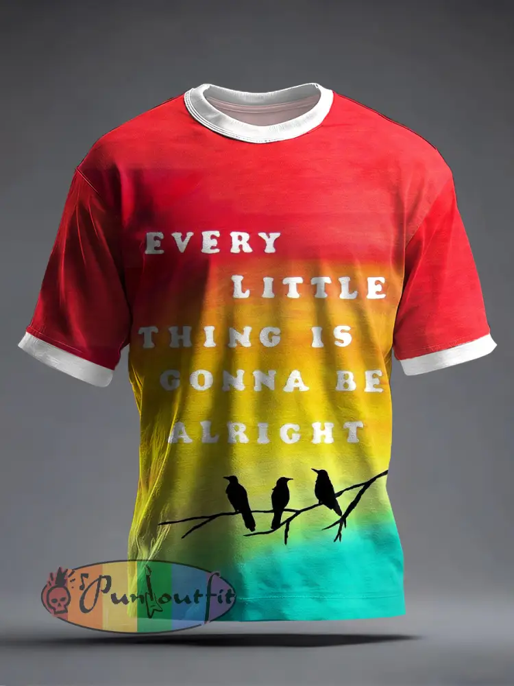 Men’s Reggae Music Inspired Print T-Shirt