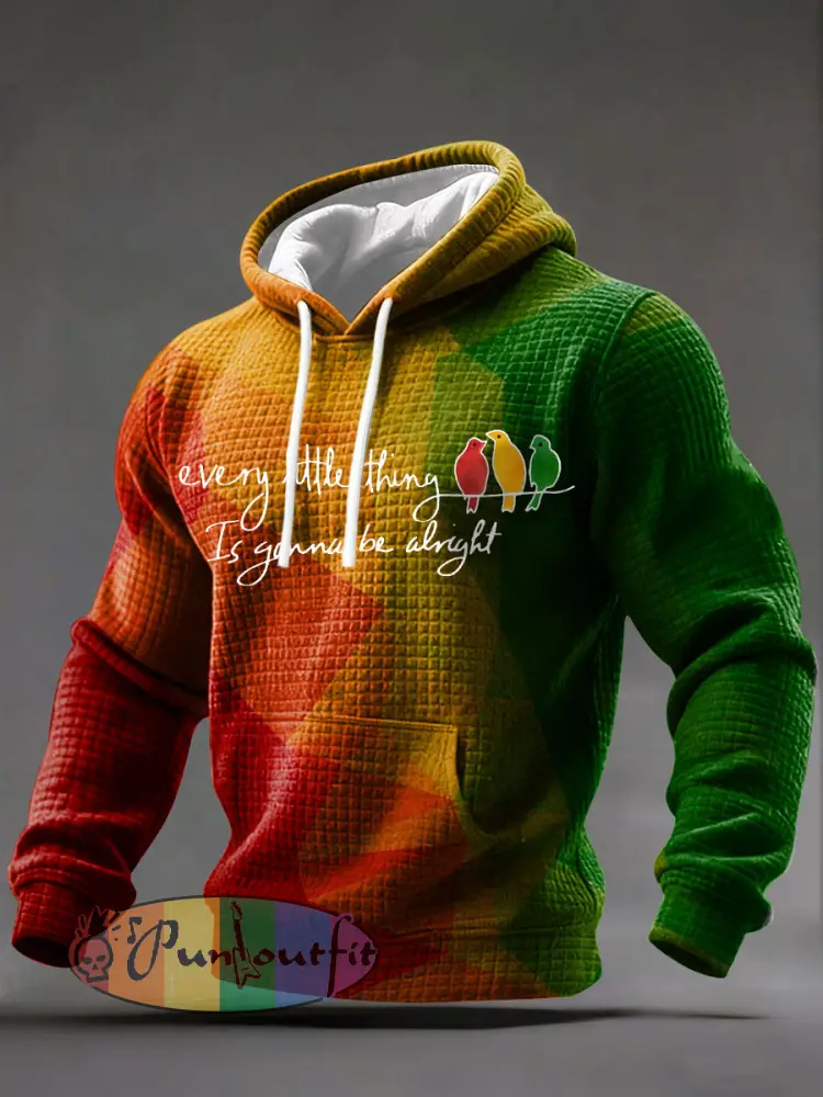 Men’s ’Every little thing is gonna be alright’ Hoodie