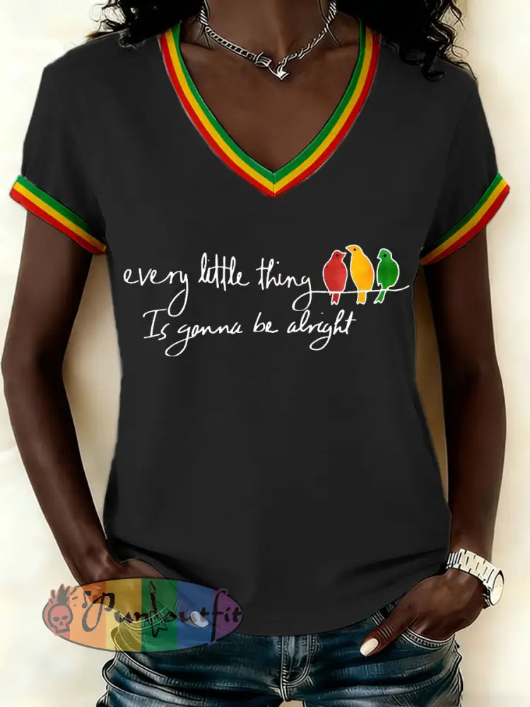 Women’s ’Every Little Thing Is Gonna Be Alright’ T-Shirt
