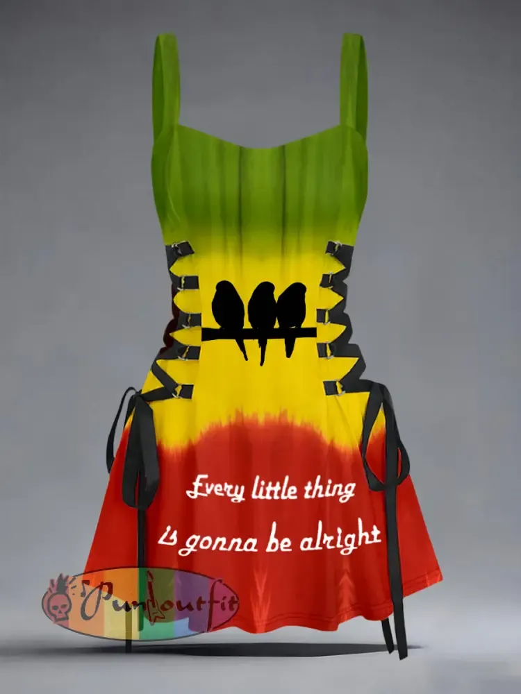Women’s Three Little Birds Reggae Dress