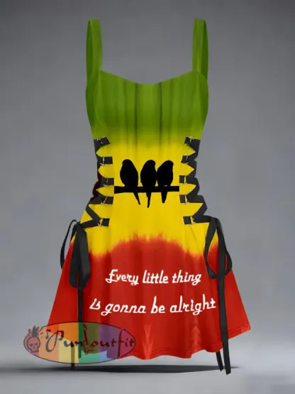 Women’s Three Little Birds Reggae Dress