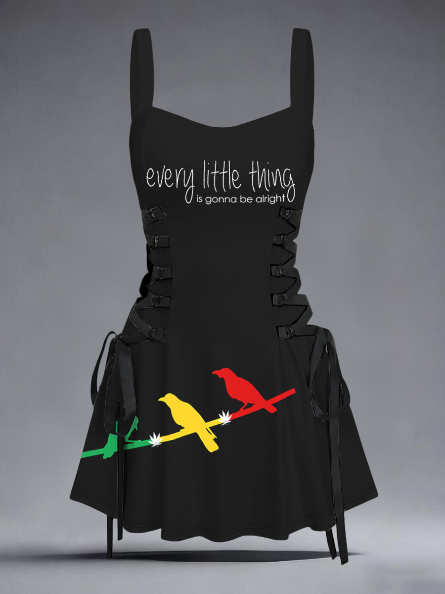 Men's Every Little Thing Is Gonna Be Alright Print T-Shirt