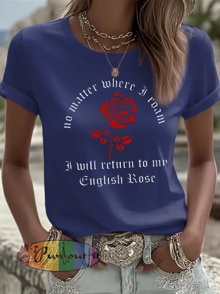 Women’s UK Mods Music Lover Iron On Short Sleeve T-Shirt