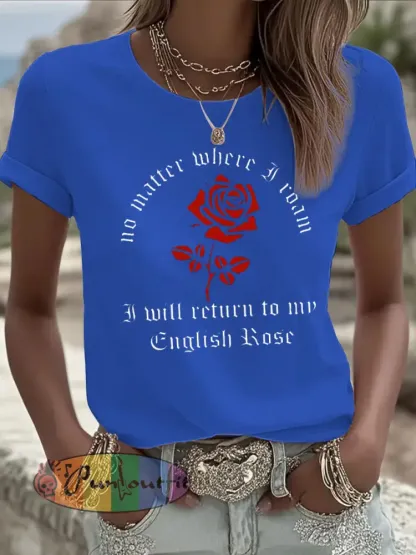 Women’s UK Mods Music Lover Iron On Short Sleeve T-Shirt