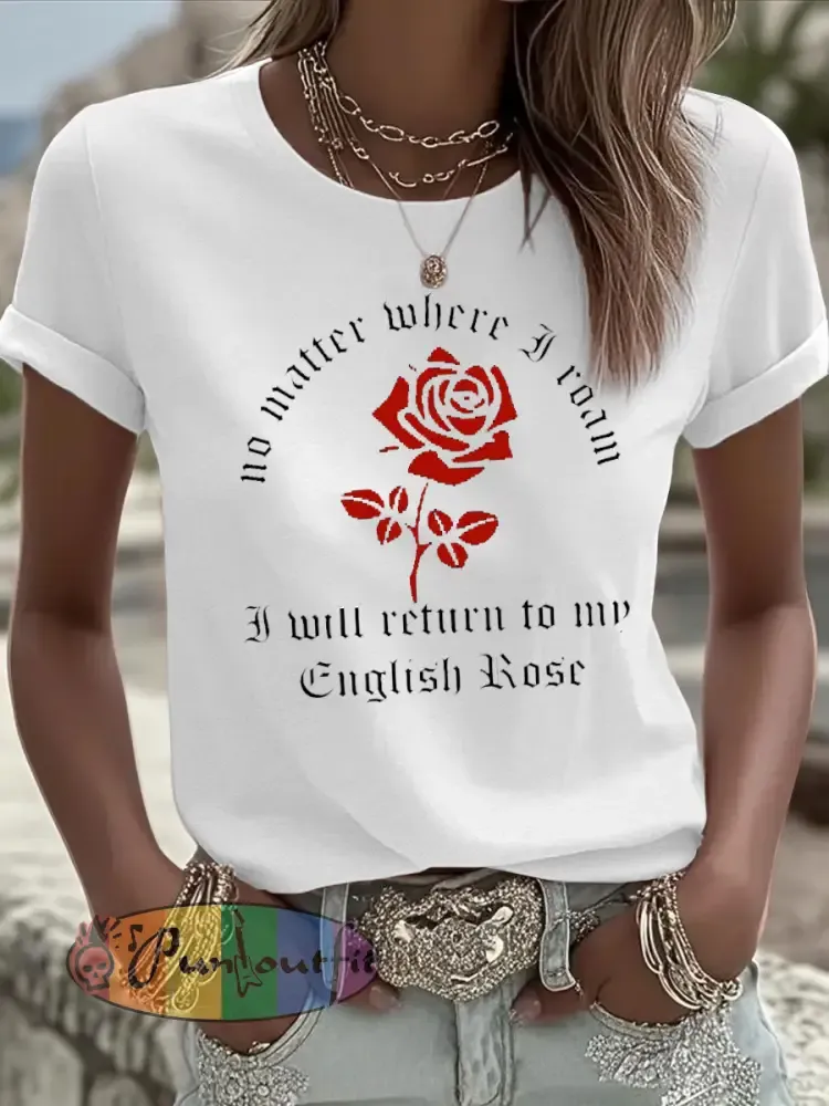 Women’s UK Mods Music Lover Iron On Short Sleeve T-Shirt