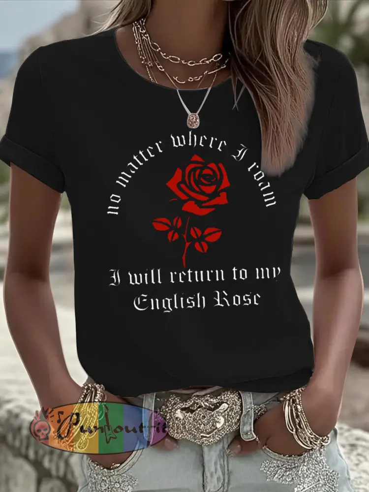 Women’s UK Mods Music Lover Iron On Short Sleeve T-Shirt