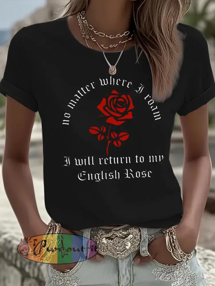 Women’s UK Mods Music Lover Iron On Short Sleeve T-Shirt