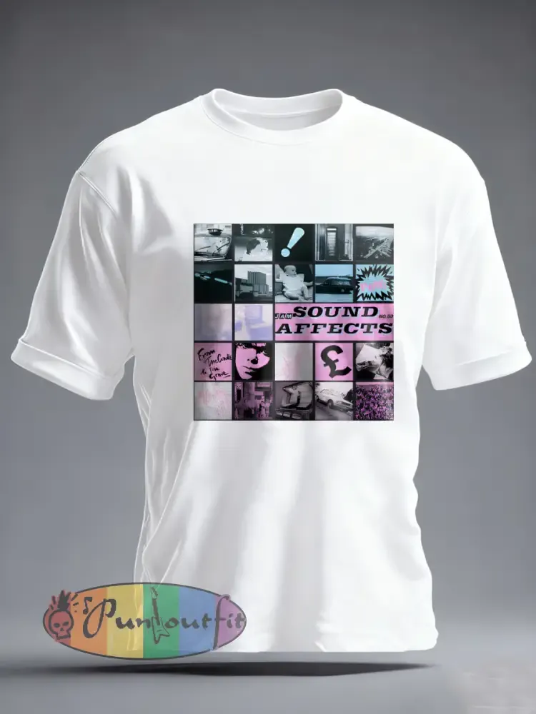 Men’s UK Mods Music Lover imitation cotton short-sleeved T-shirt