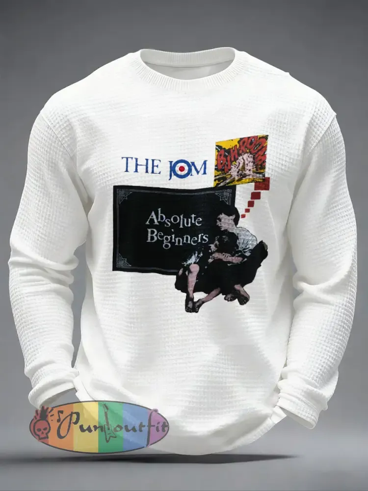 Men’s UK Mods Music Lover Waffle Long Sleeve T-Shirt