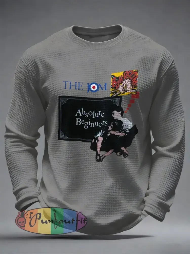 Men’s UK Mods Music Lover Waffle Long Sleeve T-Shirt