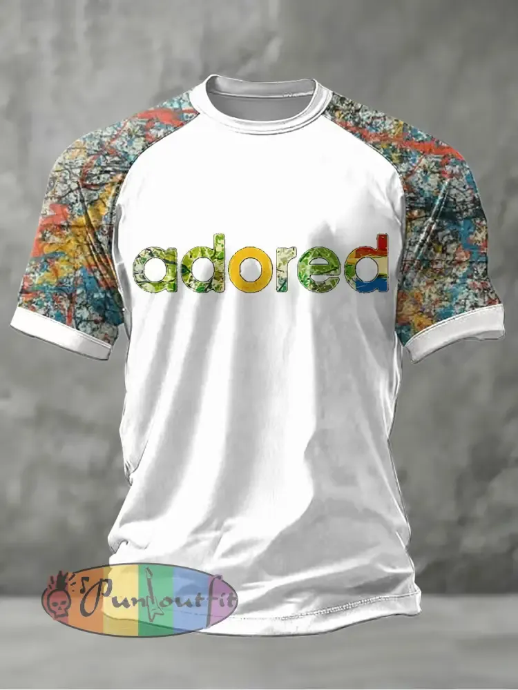Men’s Lemon Roses Music Lover Printed short sleeve t-shirt