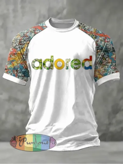 Men’s Lemon Roses Music Lover Printed short sleeve t-shirt