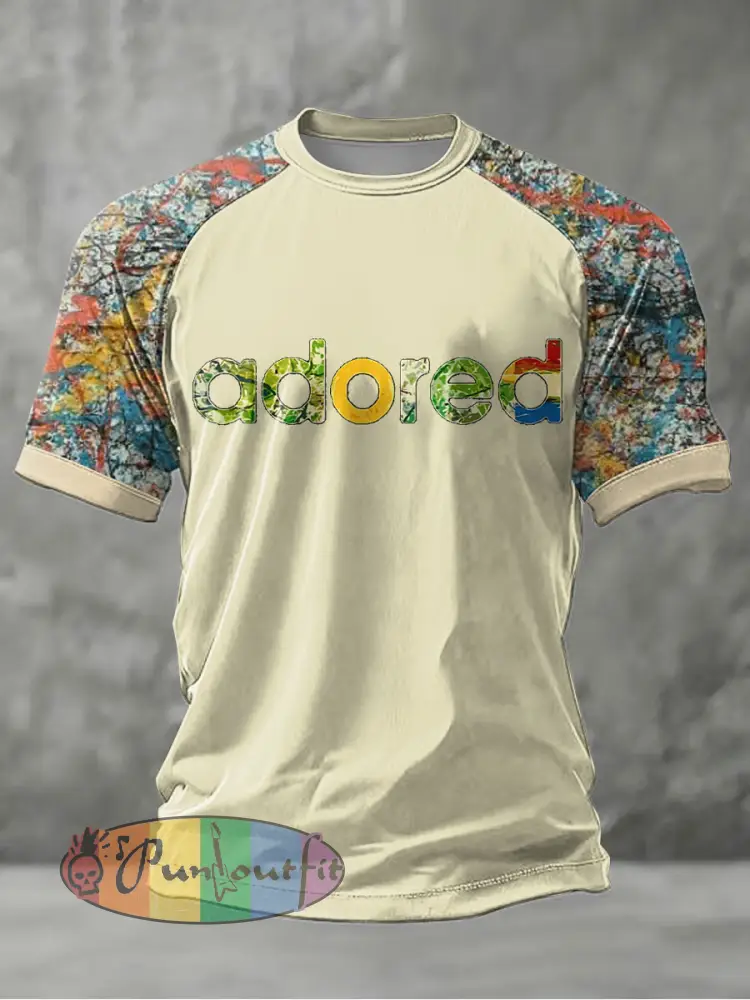 Men’s Lemon Roses Music Lover Printed short sleeve t-shirt