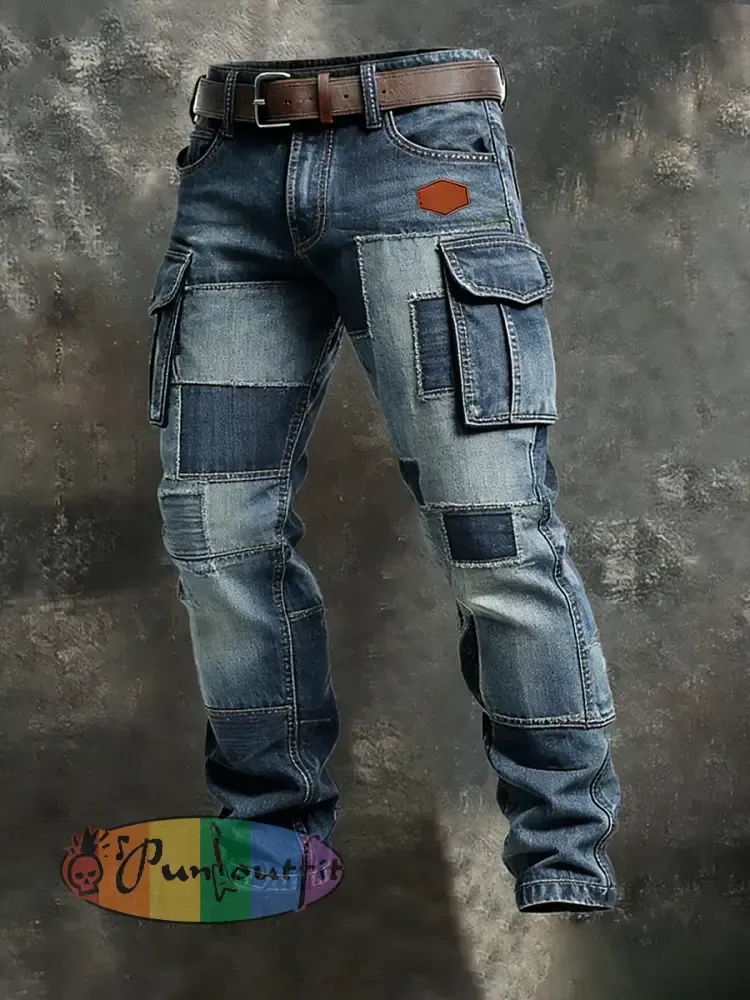 Men’s Retro Business Style Casual Work Trousers