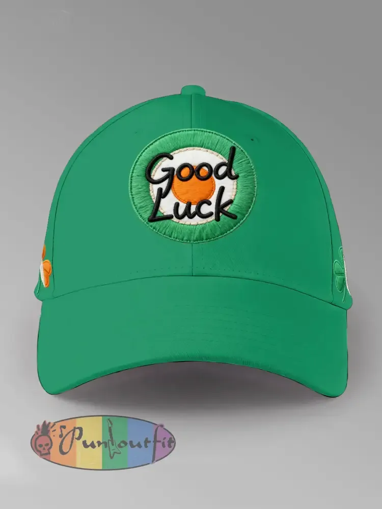 Unisex Good Luck St.Partrick’s Day Irish Mods Music Lover Printed Hat