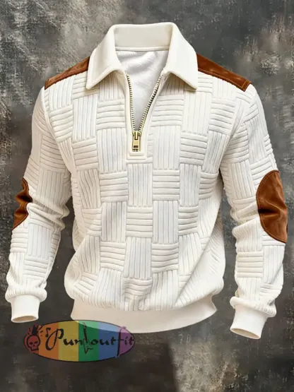 Men’s Retro Zip-Up Sweatshirt