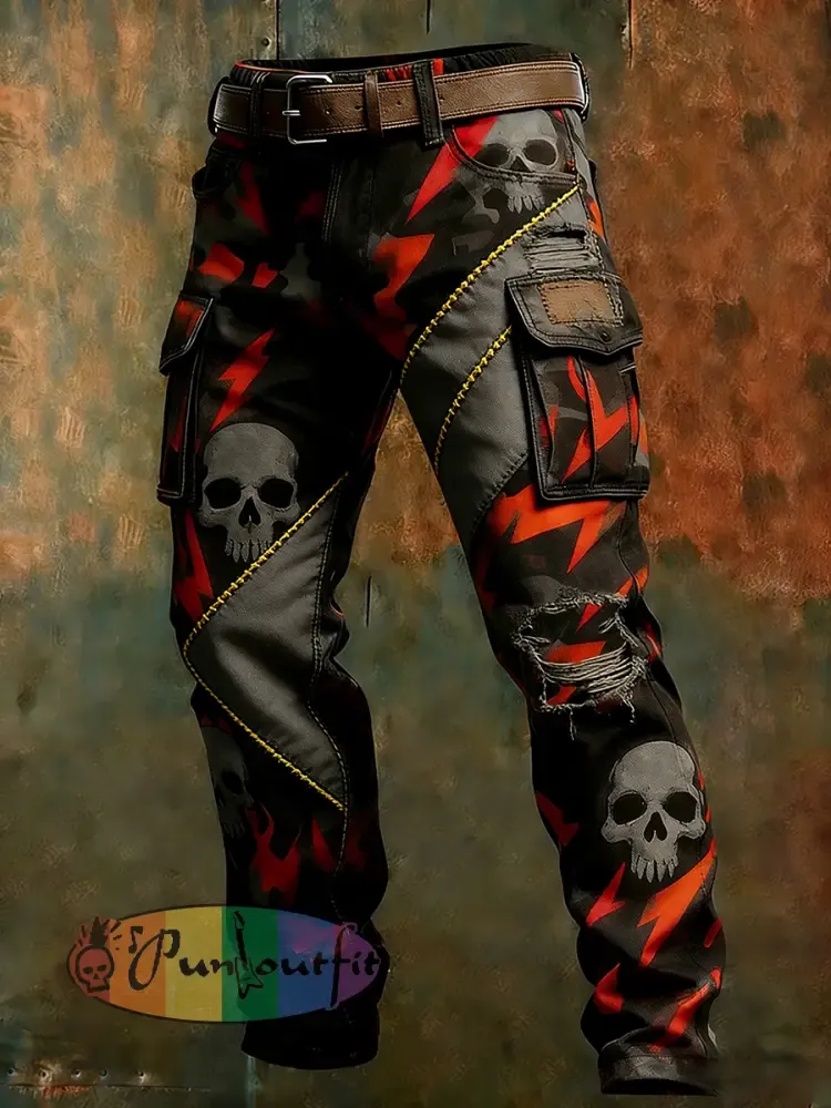 Men’s Retro Business Style Casual Work Trousers