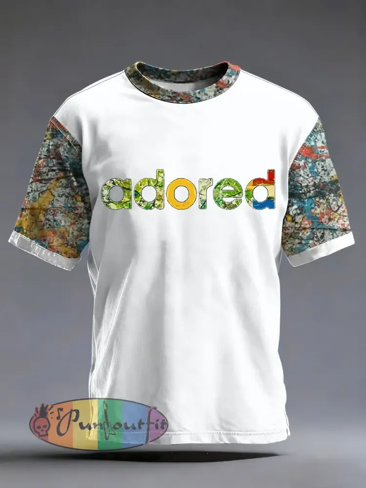 Men’s Lemon Roses Music Lover Printed short sleeves t-shirt