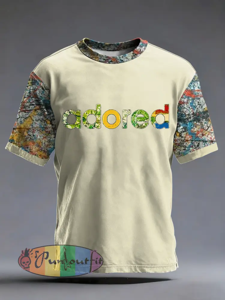 Men’s Lemon Roses Music Lover Printed short sleeves t-shirt