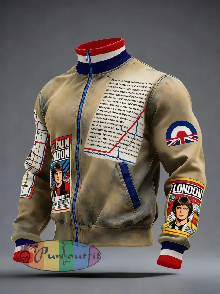 Men’s Air Mods Music Lover Printed Coat