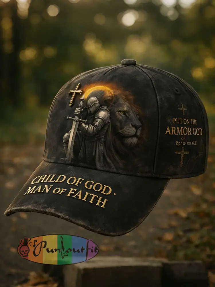 Child of God Man of Faith Unisex Hats - As picture · ONE