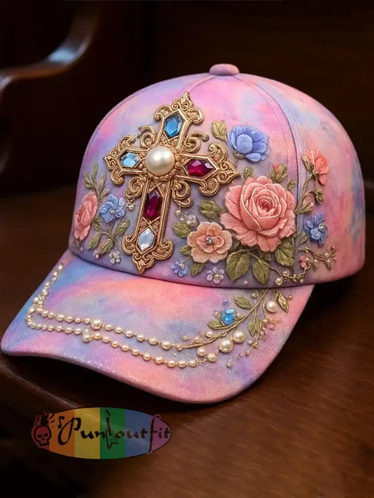 Unisex Faith Printed Hat - Pink · ONE