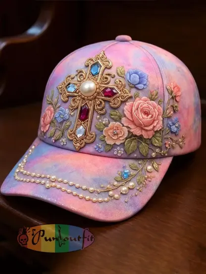 Unisex Faith Printed Hat - Pink · ONE