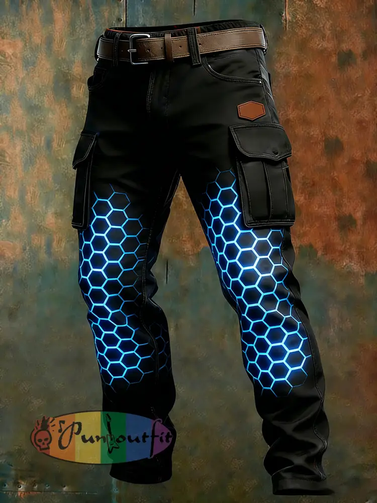 Men’s Retro Business Style Casual Work Trousers