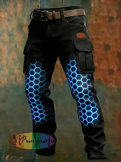 Men’s Retro Business Style Casual Work Trousers