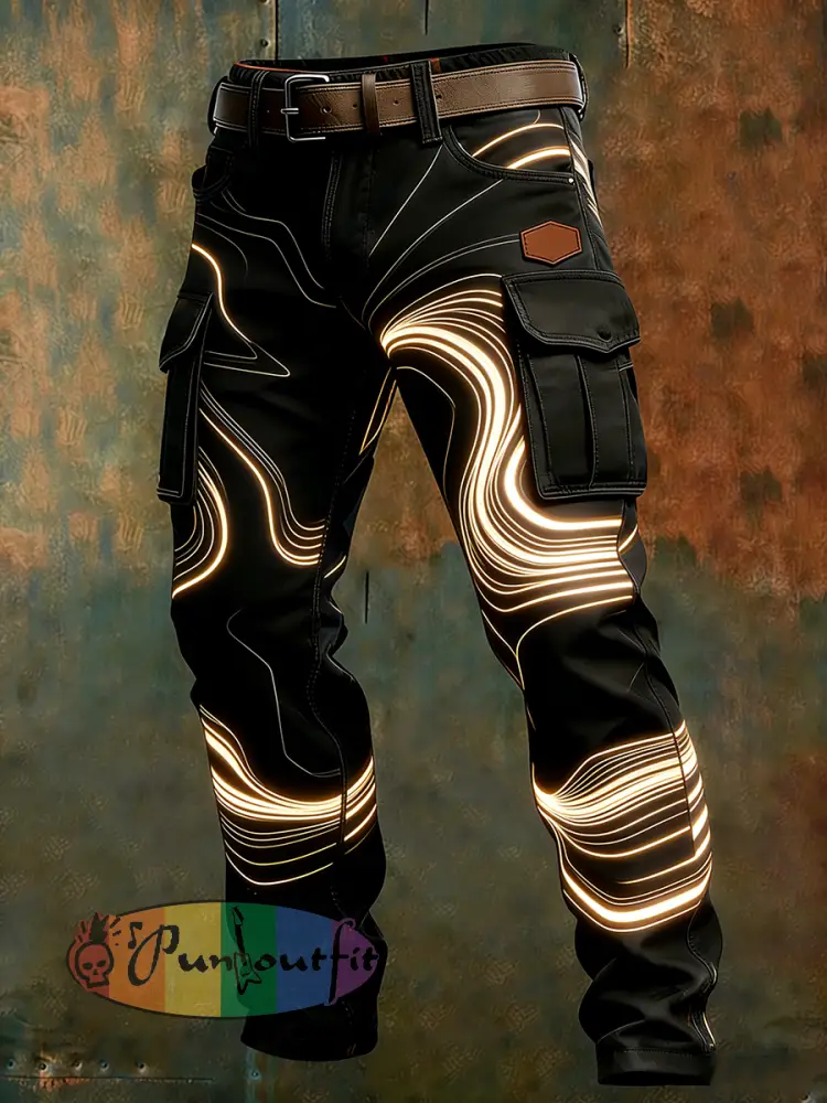 Men’s Retro Business Style Casual Work Trousers
