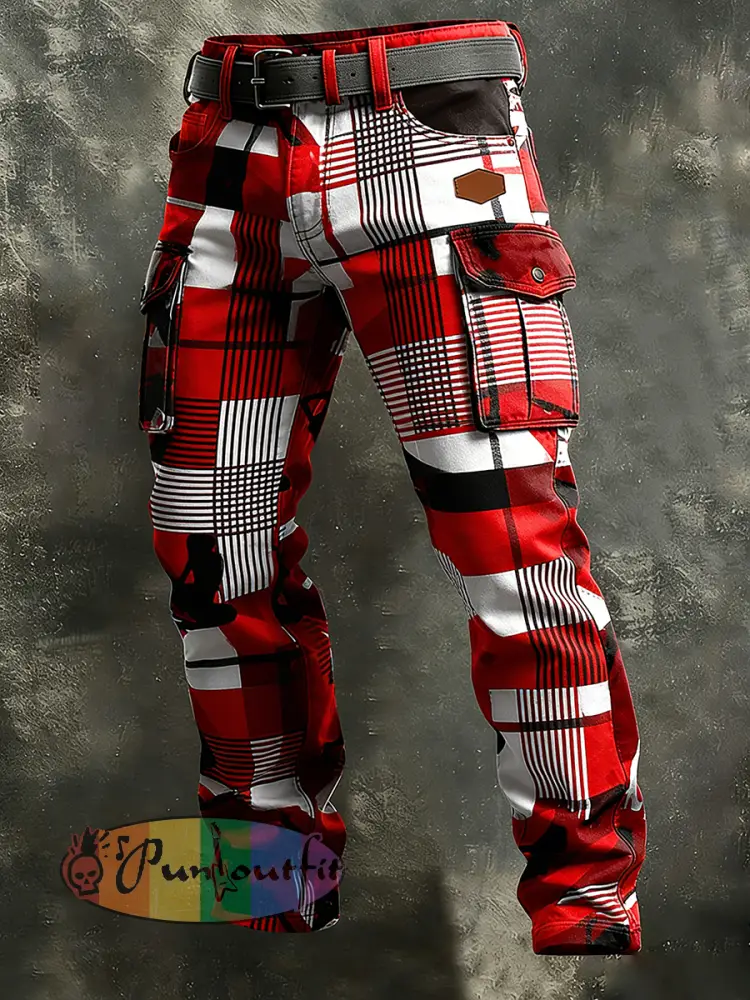 Men’s Retro Business Style Casual Work Trousers