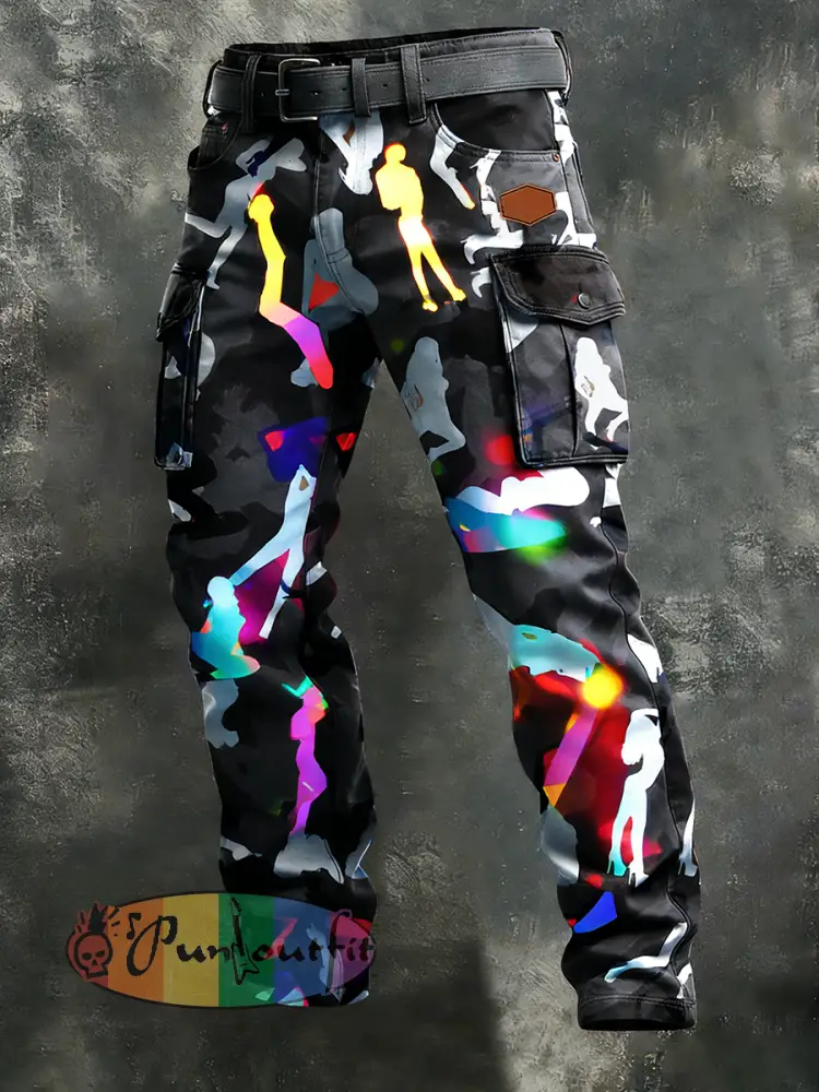 Men’s Retro Business Style Casual Work Trousers