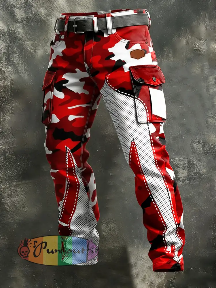 Men’s Retro Business Style Casual Work Trousers