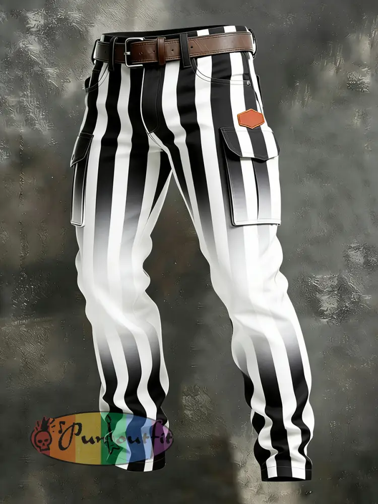 Men’s Retro Business Style Casual Work Trousers
