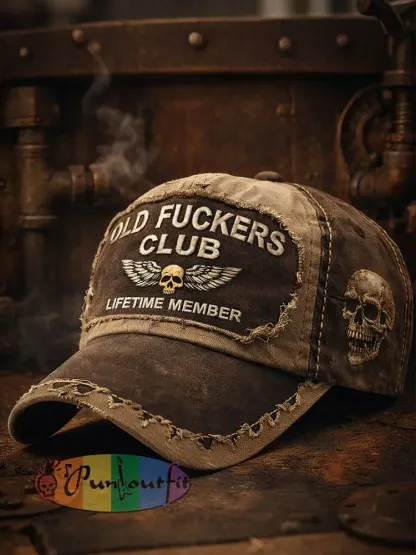 Old Fuckers Club Unisex Hats - As picture · ONE