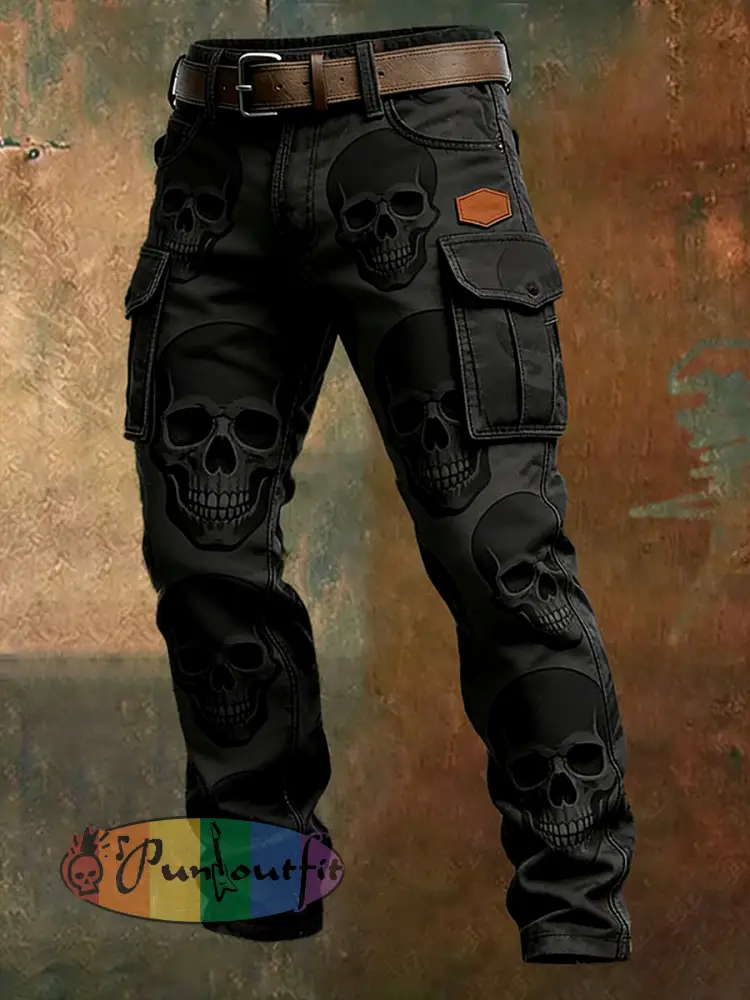 Men’s Retro Business Style Casual Work Trousers