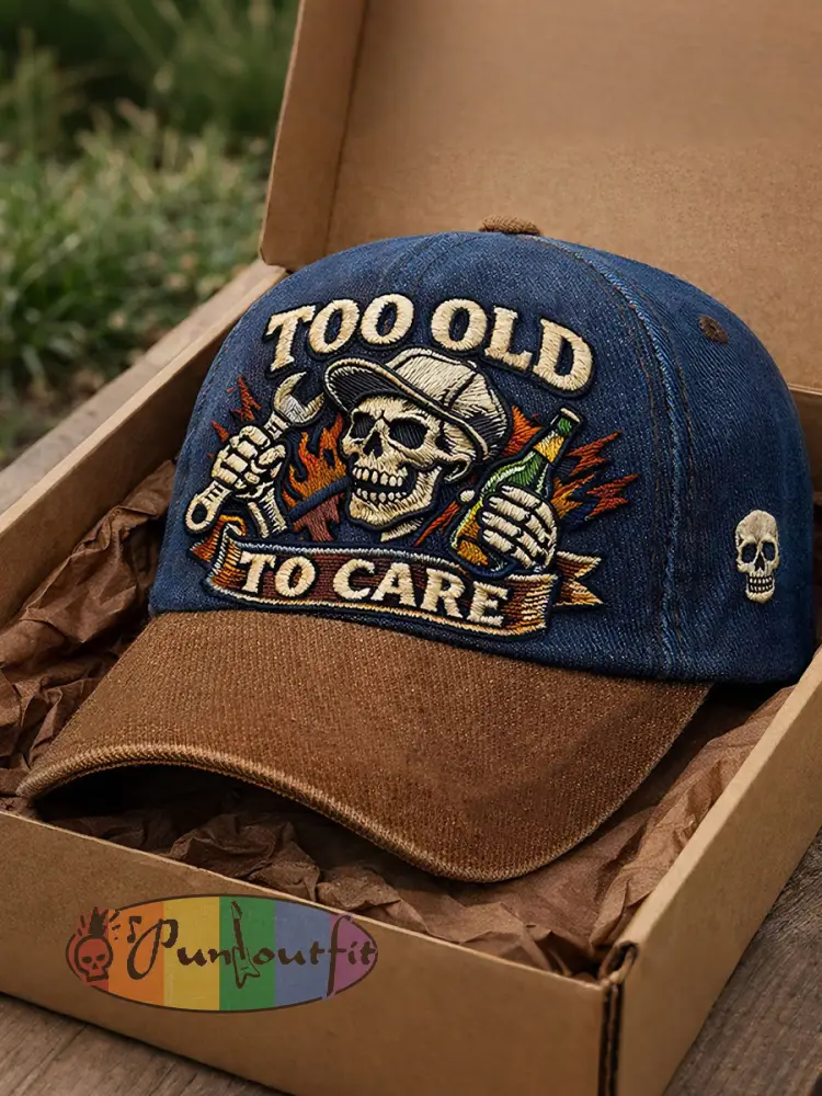 Too old to care Unisex Hats - As picture · ONE
