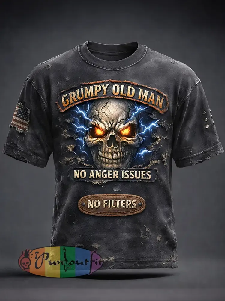 Men’s grumpy old man vintage T-shirts