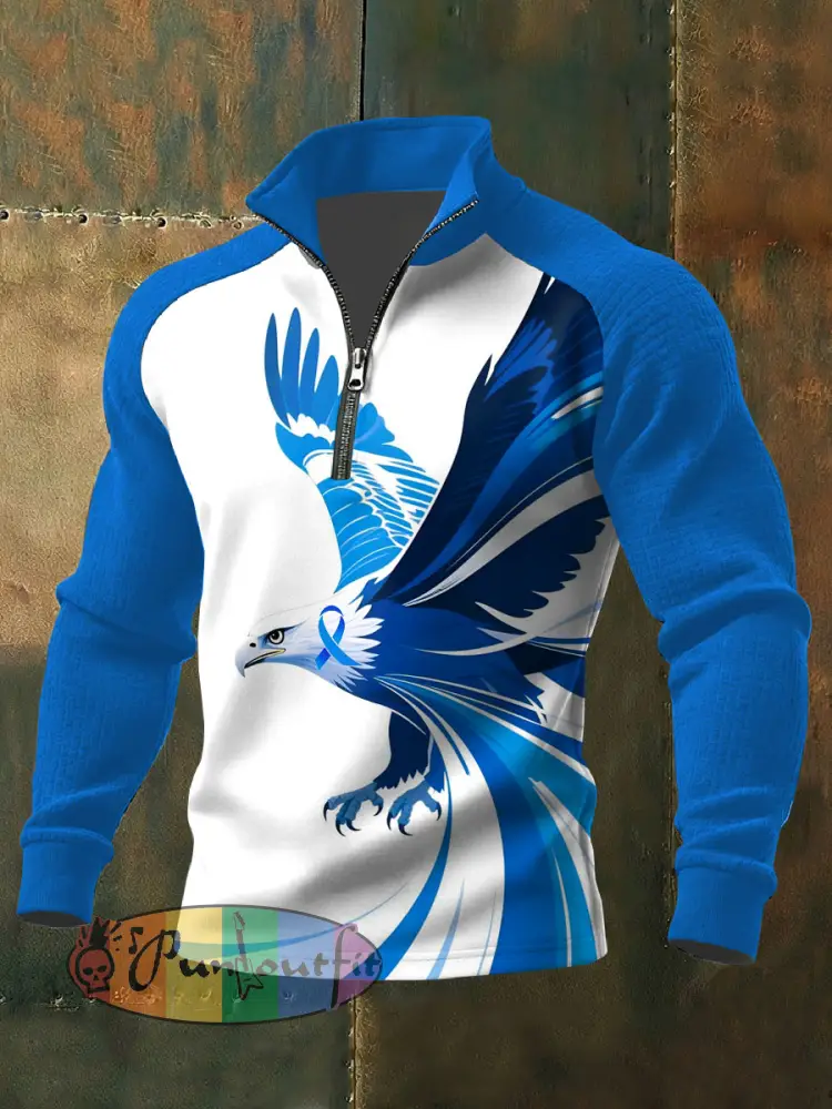 Retro Prostate Cancer Awareness Print Casual Sweatshirt - As picture · S