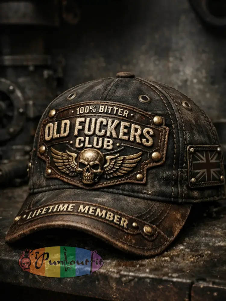 Old Fuckers Club Vintage Unisex Hats - As picture · ONE