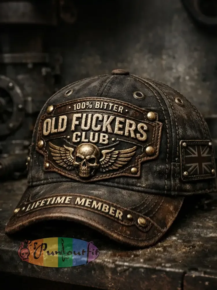 Old Fuckers Club Vintage Unisex Hats - As picture · ONE
