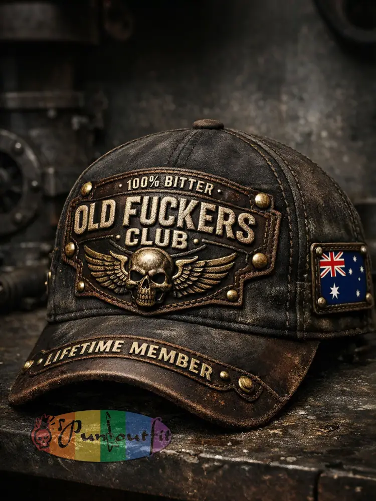 Old Fuckers Club Vintage Unisex Hats - As picture · ONE