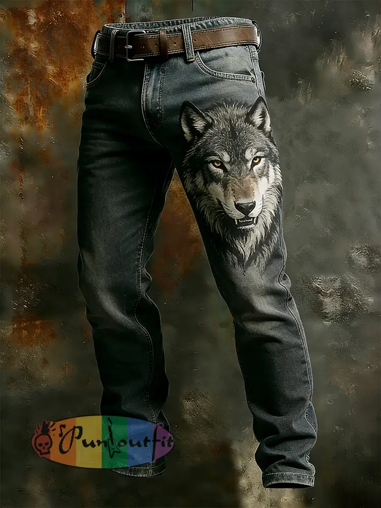 Men’s Retro Business Style Casual Work Trousers