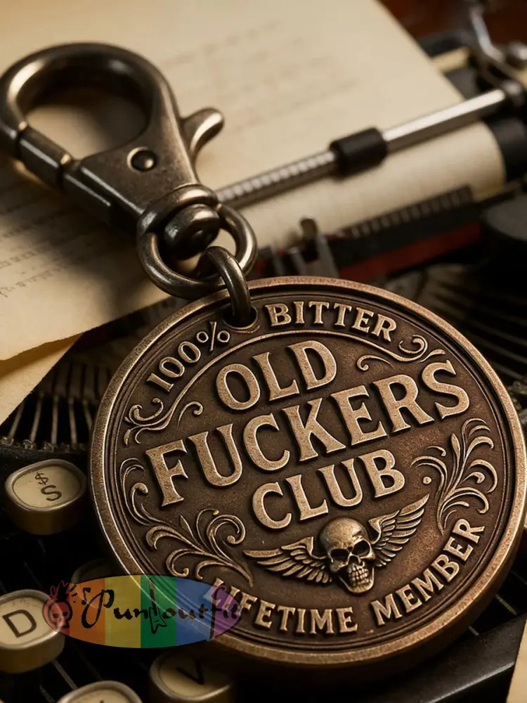 Old Fuckers Club Keychain - As picture · ONE