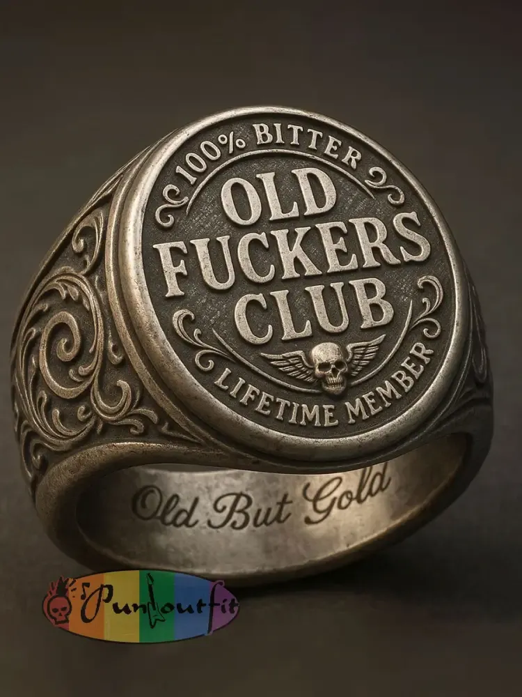 Old Fuckers Club Commemorative Ring - As picture · ONE