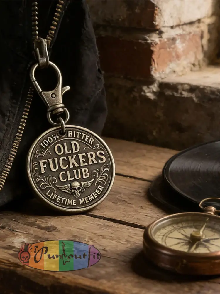 Old Fuckers Club Keychain - As picture · ONE